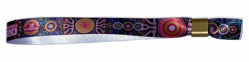 Pulseiras de poliéster sublimadas