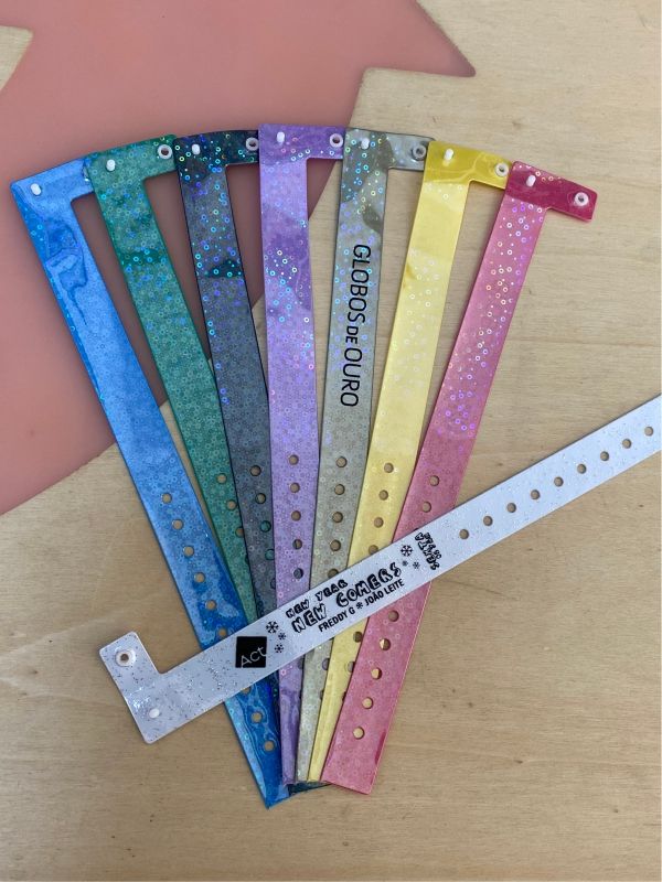 pulseiras de identificação holográficas